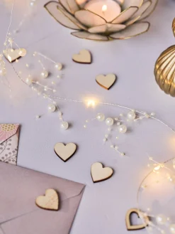Confettis cœur en bois