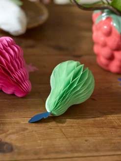 Décorations en forme de fruits en papier