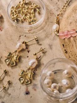 Ensemble de tiges pour boucles d'oreilles