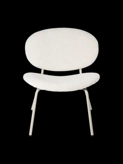 Fauteuil lounge en tissu bouclé