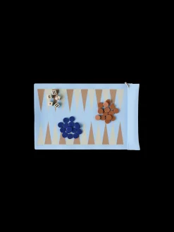 Jeu de backgammon pliable