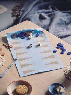 Jeu de backgammon pliable
