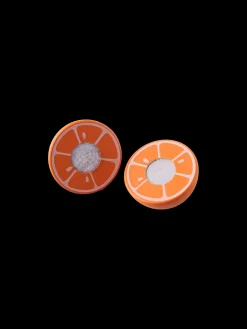 Jouet en bois orange