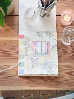 Kit de livre d'aquarelle