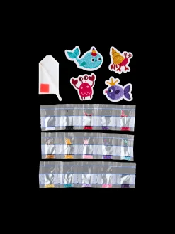 Magnets animaux marins en broderie diamant