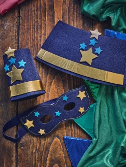 Masque et manchettes de magicien