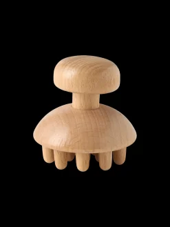 Masseur de cuir chevelu en bois