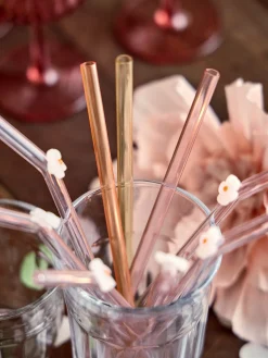 Pailles en plastique réutilisables