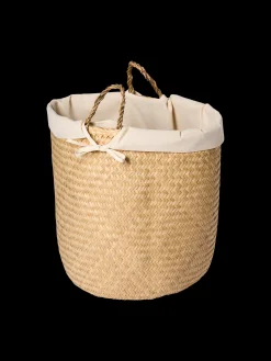 Panier doublé en tissu
