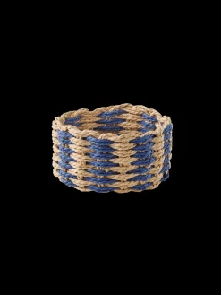 Panier rond tressé