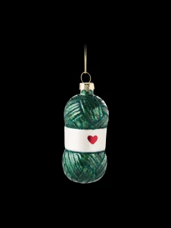 Pelote de laine décorative à suspendre