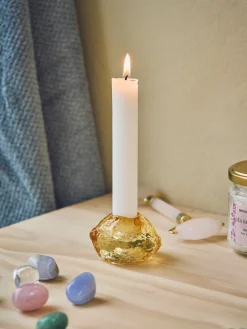 Porte-bougie citron