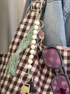 Porte-clés avec perles