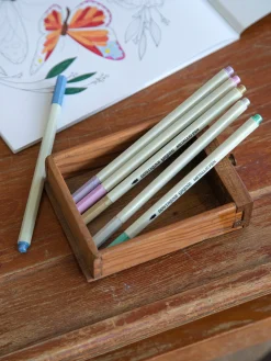 Stylo-pinceaux écriture métallique