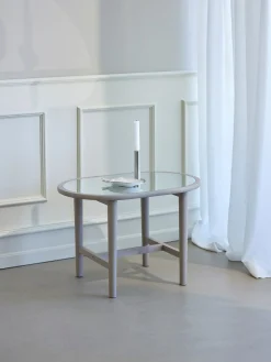 Table d'appoint avec miroir