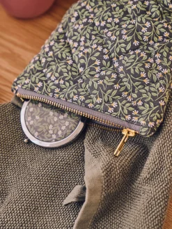 Trousse de maquillage matelassée