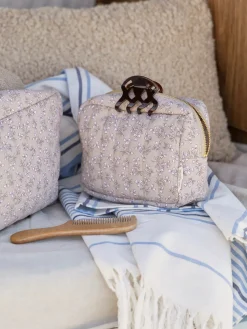 Trousse de maquillage matelassée